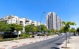 Homes in Carmei Gat, July 28, 2026 (Zev Stub/Times of Israel)