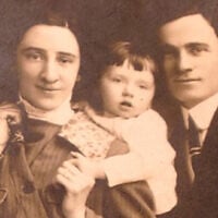 Marion and David Weiss with their son Eugene. (Courtesy)