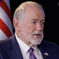 US Ambassador to Israel Mike Huckabee speaks to Channel 12, August 18, 2026. (Screenshot)
