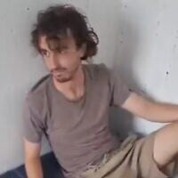 A British activist after being detained following clashes with settlers in the southern West Bank, August 29, 2026. (Screenshot: X/That’s How It Works)