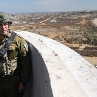 IDF Chief of Staff Lt. Gen. Eyal Zamir meets with troops in the Gaza Strip, August 25, 2026. (Israel Defense Forces)