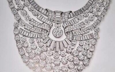 A Van Cleef and Arpels necklace stolen from Vienna’s Museum of Applied Arts, on August 27, 2026.(INTERPOL via X)
