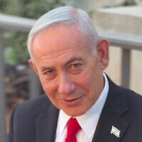 Prime Minister Benjamin Netanyahu issues a video statement on August 4, 2026. (Screen capture/Facebook)