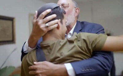 A screenshot from a Shas campaign video featuring an IDF soldier from a Haredi background that was ordered taken down by the Central Elections Committee on August 23, 2026. (Screenshot/Shas) A screenshot from a Shas campaign video featuring an IDF soldier from a Haredi background that was ordered taken down by the Central Elections Committee on August 23, 2026. (Screenshot/Shas)