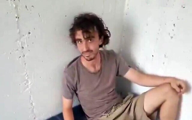 A British activist after being detained following clashes with settlers in the southern West Bank, August 29, 2026. (Screenshot: X/That’s How It Works)