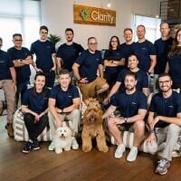 Team at Tel Aviv-based AI cybersecurity startup Clarity. (Courtesy of Elhanan Moshkovitz)