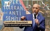 CEO of the Anti-Defamation League Jonathan Greenblatt joins host Amanda Borschel-Dan for this week's What Matters Now podcast. (courtesy/AP)