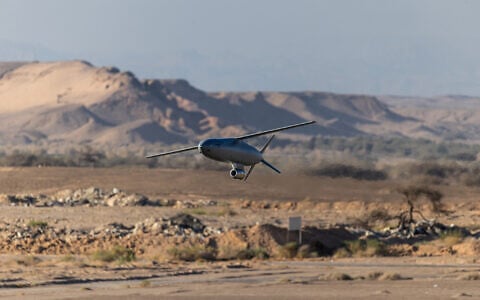Anthem, a long-range cruise missile carrying a heavy payload, makes a test flight at a range of defense startup Covenant at an undisclosed location June 30, 2026. (Covenant/Handout via Reuters)