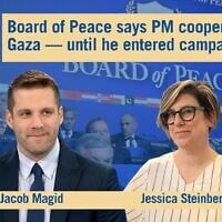 US bureau chief Jacob Magid appears on the Daily Briefing with host Jessica Steinberg (Courtesy)