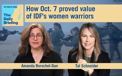 Political correspondent Tal Schneider joins host Amanda Borschel-Dan on today's Daily Briefing podcast. (ToI / Flash90) Political correspondent Tal Schneider joins host Amanda Borschel-Dan on today's Daily Briefing podcast. (ToI / Flash90)