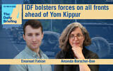 Military correspondent Emanuel Fabian joins host Amanda Borschel-Dan on today's Daily Briefing podcast. (ToI/Flash90)