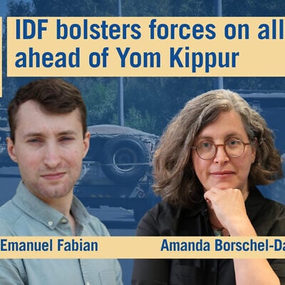 Military correspondent Emanuel Fabian joins host Amanda Borschel-Dan on today's Daily Briefing podcast. (ToI/Flash90) Military correspondent Emanuel Fabian joins host Amanda Borschel-Dan on today's Daily Briefing podcast. (ToI/Flash90)