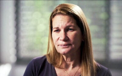 Screen grab from video of Mira Shoshani, a senior Shin Bet agent whose daughter was murdered on October 7, 2023, during the Hamas-led attack on Kibbutz Kfar Aza, as she speaks to Channel 12 in an interview broadcast September 16, 2026. (Channel 12) Screen grab from video of Mira Shoshani, a senior Shin Bet agent whose daughter was murdered on October 7, 2023, during the Hamas-led attack on Kibbutz Kfar Aza, as she speaks to Channel 12 in an interview broadcast September 16, 2026. (Channel 12)