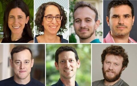 Winners of the 2026 ERC starting grants, from left to right, top row: Dr. Sharon Fleischer, Tel Aviv University, Dr. Reuma Gadassi-Polack, Bar-Ilan University, Dr. Or Zamir, Tel Aviv University, Dr. Michael Chapman, Tel Aviv University; bottom row, left to right: Dr Amit Vinograd, Tel Aviv University, Dr. Ran Finkelstein, Tel Aviv University, Dr. Arnold Filtser, Bar-Ilan University. (Photo of Vinograd, courtesy/Yael Tzur; photo of Filtser, courtesy/Gabe Gomez; all other photos, courtesy)