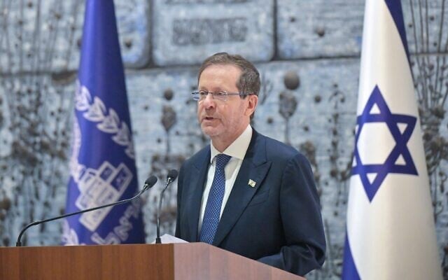President Isaac Herzog at the President's Residence in Jerusalem, September 8, 2026 (Kobi Gideon / GPO)