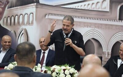 Fatah Central Committee member Yasser Abbas speaks during a visit to the northern West Bank city of Jenin on September 13, 2026. (Yasser Abbas/Facebook) Fatah Central Committee member Yasser Abbas speaks during a visit to the northern West Bank city of Jenin on September 13, 2026. (Yasser Abbas/Facebook)