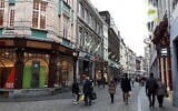 People walk in the streets of Maastricht on February 3, 2017. (Sophie MIGNON/AFP)