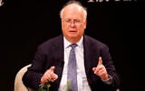 Karl Rove speaks on stage during the “Election 2024” panel for The Atlantic Festival 2024 on September 20, 2024, in Washington, DC. (Paul Morigi/Getty Images for The Atlantic/AFP)
