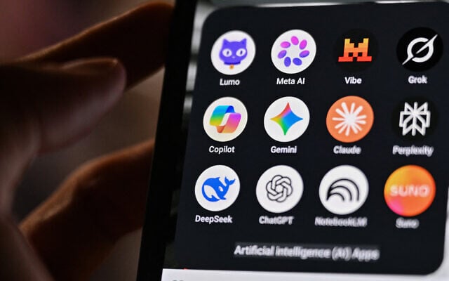 This illustrative photograph shows a handheld smartphone displaying the icons of some of the main artificial intelligence based apps, in Saint-Mande, east of Paris, on July 15, 2026. (Martin LELIEVRE/AFP) This illustrative photograph shows a handheld smartphone displaying the icons of some of the main artificial intelligence based apps, in Saint-Mande, east of Paris, on July 15, 2026. (Martin LELIEVRE/AFP)