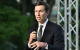 US President Donald Trump’s son-in-law Jared Kushner speaks during a joint press conference with Ukrainian president following their talks in Kyiv on September 6, 2026, amid the Russian invasion of Ukraine. (Genya SAVILOV/AFP)