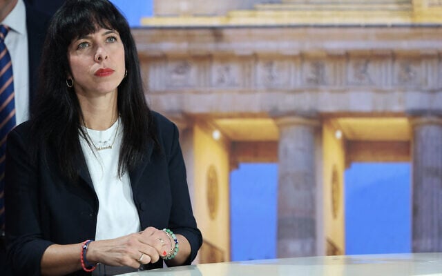 The Die Linke (Left Party’s) main candidate Elif Eralp prepares for a TV debate following Berlin’s state elections, in the House of Representatives in Berlin on September 20, 2026. (Odd ANDERSEN/AFP) The Die Linke (Left Party’s) main candidate Elif Eralp prepares for a TV debate following Berlin’s state elections, in the House of Representatives in Berlin on September 20, 2026. (Odd ANDERSEN/AFP)