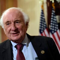 Rep. Sander Levin on Capitol Hill in Washington, November 29, 2018. (AP Photo/Susan Walsh)