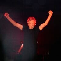 Roger Waters performs in Montevideo, Uruguay, November 17, 2023. (AP Photo/Matilde Campodonico)