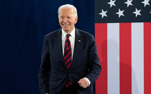 US President Joe Biden walks out to speak at the International African American Museum in Charleston, South Carolina, January 19, 2025. (AP Photo/Stephanie Scarbrough)