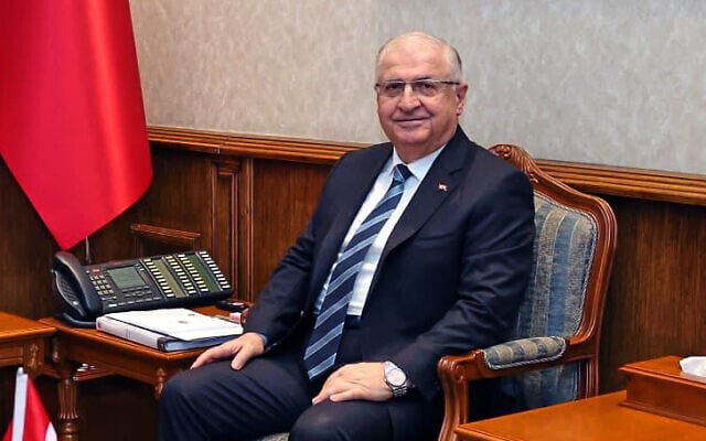 In this photo released by the Turkish Defense Ministry, Turkey’s Chief of General Staff Gen. Selcuk Bayraktaroglu poses for a photograph with Libyan Chief of General Staff Gen. Mohamed Ali Ahmed El Haddad (cropped out) during their meeting in Ankara, Turkey, December 23, 2025. (Turkish Defense Ministry via AP) In this photo released by the Turkish Defense Ministry, Turkey’s Chief of General Staff Gen. Selcuk Bayraktaroglu poses for a photograph with Libyan Chief of General Staff Gen. Mohamed Ali Ahmed El Haddad (cropped out) during their meeting in Ankara, Turkey, December 23, 2025. (Turkish Defense Ministry via AP)