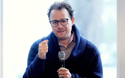Dario Amodei, CEO and Co-Founder of Anthropic, speaks on a panel at the convening of the International Network of AI Safety Institutes at the Golden Gate Club at the Presidio in San Francisco, November 20, 2024. (AP Photo/Jeff Chiu)