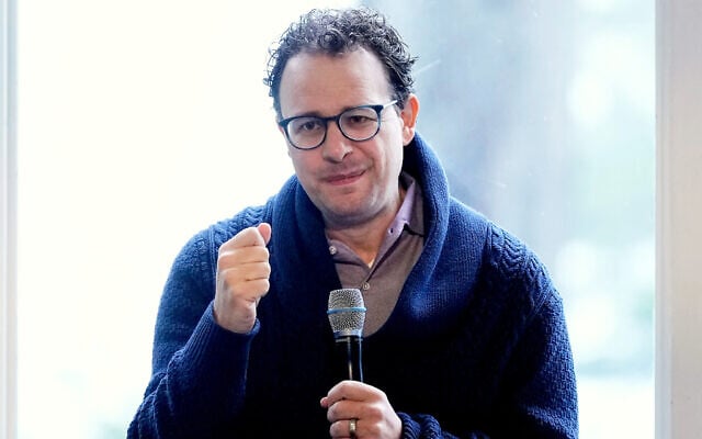 Dario Amodei, CEO and Co-Founder of Anthropic, speaks on a panel at the convening of the International Network of AI Safety Institutes at the Golden Gate Club at the Presidio in San Francisco, November 20, 2024. (AP Photo/Jeff Chiu)