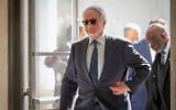 Leon Black, a billionaire who was close with Jeffrey Epstein, arrives for a closed-door interview with the House Oversight Committee at the Capitol in Washington, June 26, 2026. (AP/J. Scott Applewhite)