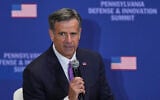 CIA Director John Ratcliffe speaks before US President Donald Trump arrives at the United States Army War College during the Pennsylvania Defense and Innovation Summit, July 15, 2026. (AP Photo/Matt Rourke)