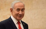 Prime Minister Benjamin Netanyahu, casts his ballot in his Likud party primary elections ahead of Israel’s general election in October, in Jerusalem, August 17, 2026. (AP Photo/Ohad Zwigenberg, Pool)