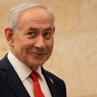 Prime Minister Benjamin Netanyahu casts his ballot in his Likud party primary elections ahead of the general election in October, in Jerusalem, August 17, 2026. (AP Photo/Ohad Zwigenberg, Pool)