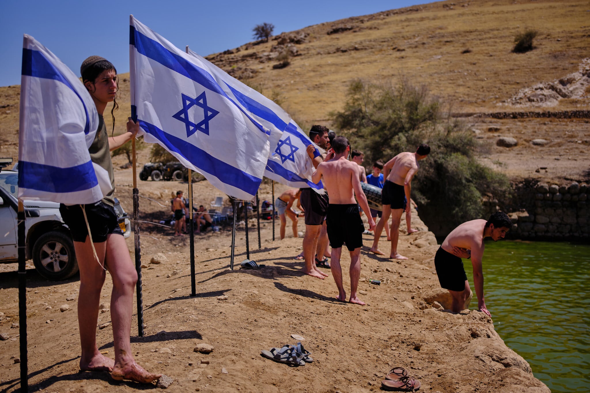 Settlers divert West Bank spring waters as Israel pushes heritage site takeovers
