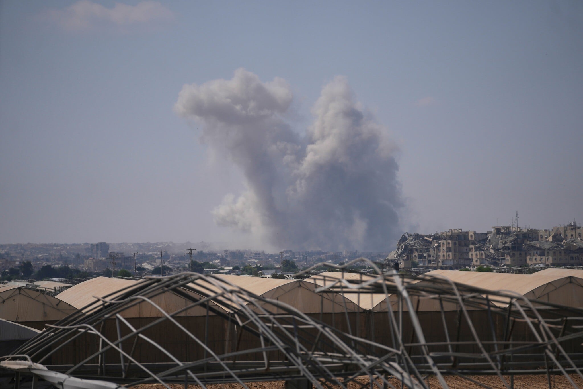 IDF strike site in Khan Yunis, southern Gaza, September 4, 2026