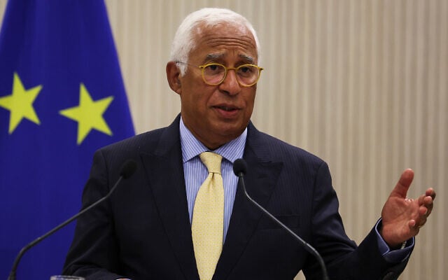 European Council President Antonio Costa attends a news conference with Cyprus’ President Nikos Christodoulides at the Presidential Palace in Nicosia, Cyprus, September 4, 2026. (Yiannis Kourtoglou/Pool Photo via AP) European Council President Antonio Costa attends a news conference with Cyprus’ President Nikos Christodoulides at the Presidential Palace in Nicosia, Cyprus, September 4, 2026. (Yiannis Kourtoglou/Pool Photo via AP)