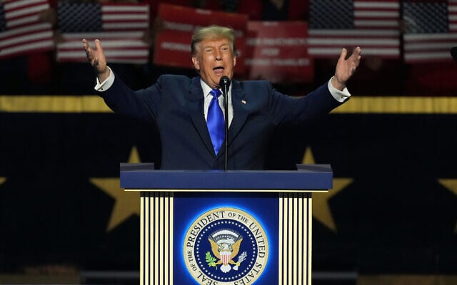 President Donald Trump speaks at the Republican convention in Dallas, September 9, 2026. (AP Photo/Tony Gutierrez)