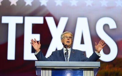 Texas Lt. Gov. Dan Patrick speaks at the Republican convention September 10, 2026, in Dallas. (AP Photo/Julio Cortez) Texas Lt. Gov. Dan Patrick speaks at the Republican convention September 10, 2026, in Dallas. (AP Photo/Julio Cortez)