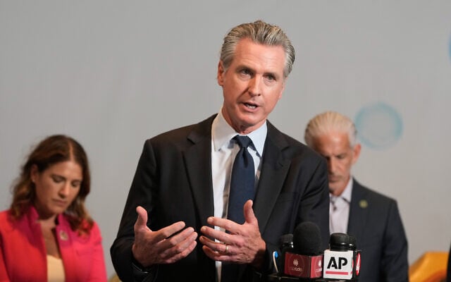 California Governor Gavin Newsom speaks at the Bay Area Discovery Museum, September 10, 2026, in Sausalito, Calif. (AP Photo/Jeff Chiu) California Governor Gavin Newsom speaks at the Bay Area Discovery Museum, September 10, 2026, in Sausalito, Calif. (AP Photo/Jeff Chiu)