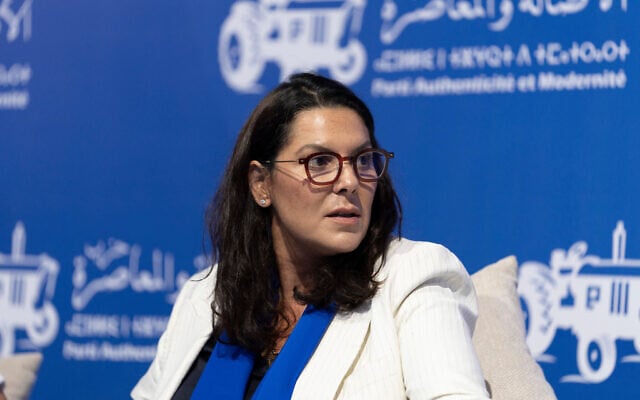 Fatima Ezzahra El Mansouri, Moroccan minister and mayor of Marrakech, takes part in an electoral rally for Authenticity and Modernity Party (PAM) in Tangier, Morocco, September 16, 2026. (AP Photo/Mosa’ab Elshamy) Fatima Ezzahra El Mansouri, Moroccan minister and mayor of Marrakech, takes part in an electoral rally for Authenticity and Modernity Party (PAM) in Tangier, Morocco, September 16, 2026. (AP Photo/Mosa’ab Elshamy)