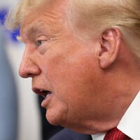 US President Donald Trump speaks during an event about healthcare in the Oval Office of the White House, September 18, 2026, in Washington. (AP Photo/Jacquelyn Martin)