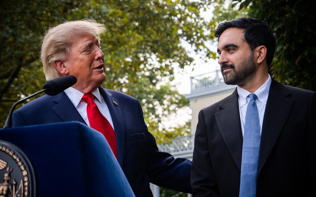 New York City Mayor Zohran Mamdani (R) stands by as US President Donald Trump speaks during a joint news conference at Gracie Mansion, September 21, 2026, in New York. (AP Photo/Julia Demaree Nikhinson) New York City Mayor Zohran Mamdani (R) stands by as US President Donald Trump speaks during a joint news conference at Gracie Mansion, September 21, 2026, in New York. (AP Photo/Julia Demaree Nikhinson)