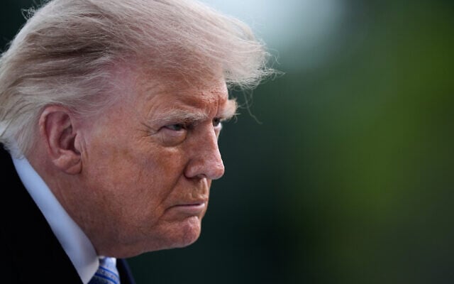 US President Donald Trump talks with reporters on the South Lawn September 23, 2026, in Washington, after greeting China’s President Xi Jinping at Joint Base Andrews. (AP Photo/Manuel Balce Ceneta)