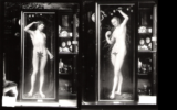 Black and white photographs of the Adam and Eve Diptych painted by Lucas Cranach the Elder. (Goudstikker/von Saher archive)