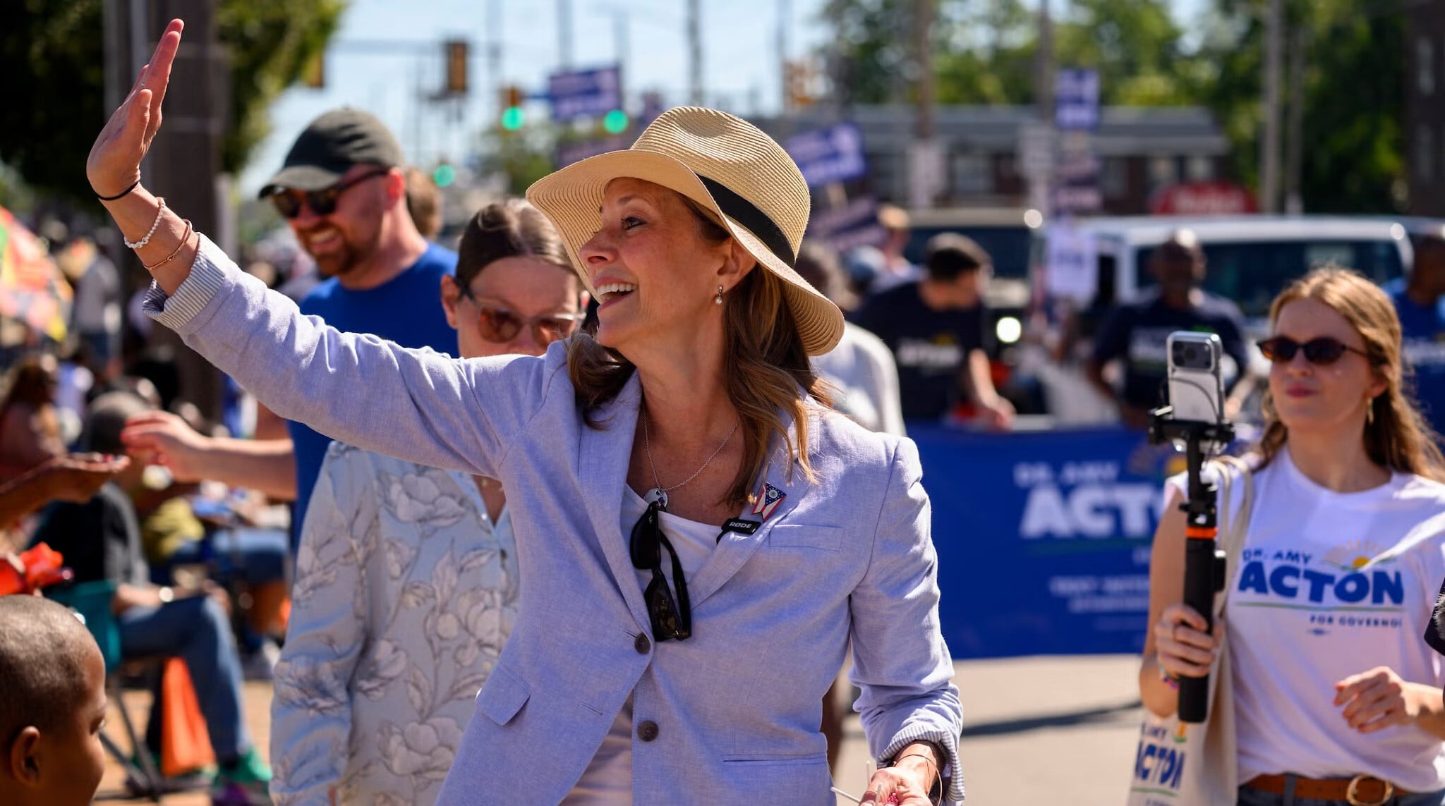 Man arrested after approaching Ohio gubernatorial candidate Amy Acton at event