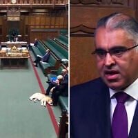 UK Labour MK Tahir Ali speaks at a House of Commons session in London, September 14, 2026. (Tahir Ali/X)
