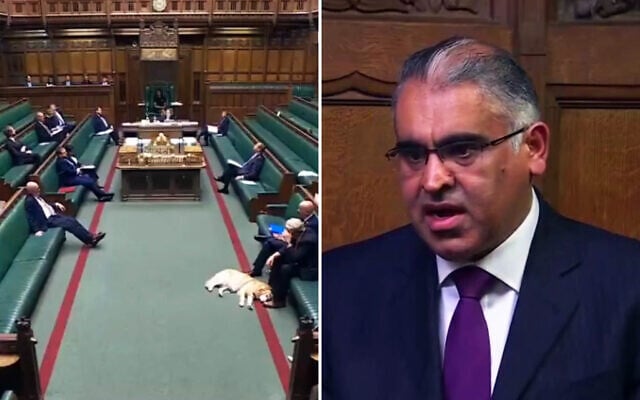 UK Labour MK Tahir Ali speaks at a House of Commons session in London, September 14, 2026. (Tahir Ali/X)