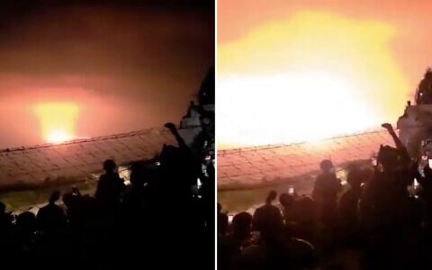 Footage shows the demolition of Hezbollah's tunnels beneath the Ali Taher Ridge in southern Lebanon by the IDF, September 10, 2026. (Social media; used in accordance with Clause 27a of the Copyright Law)